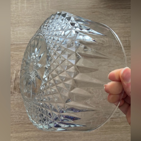 Arcoroc France Diamant Starburst Clear Glass Serving Bowl/Fruit Bowl 🌟💎✨💎🌟 - Picture 2 of 7